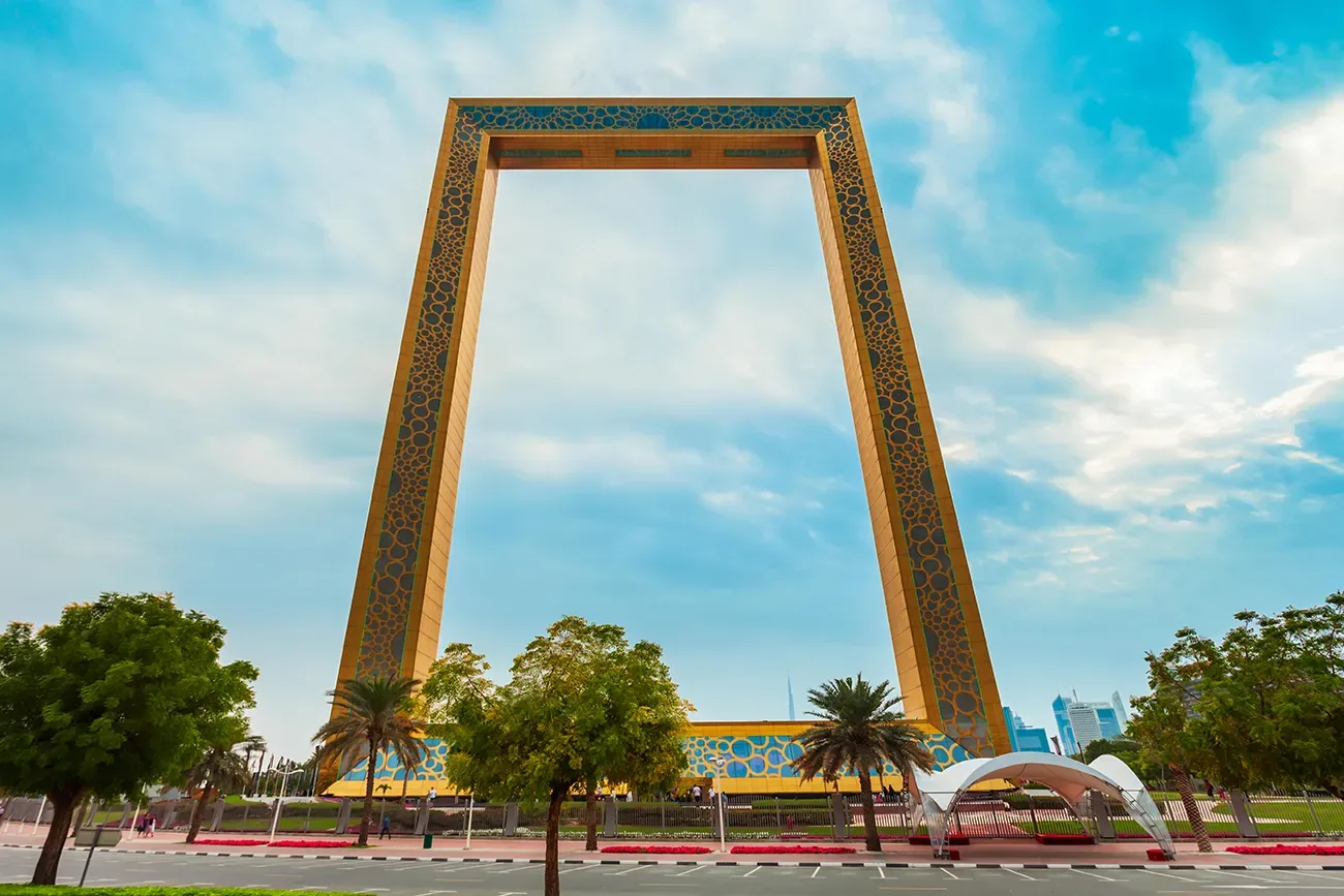 Dubai Frame Old & New Dubai View
